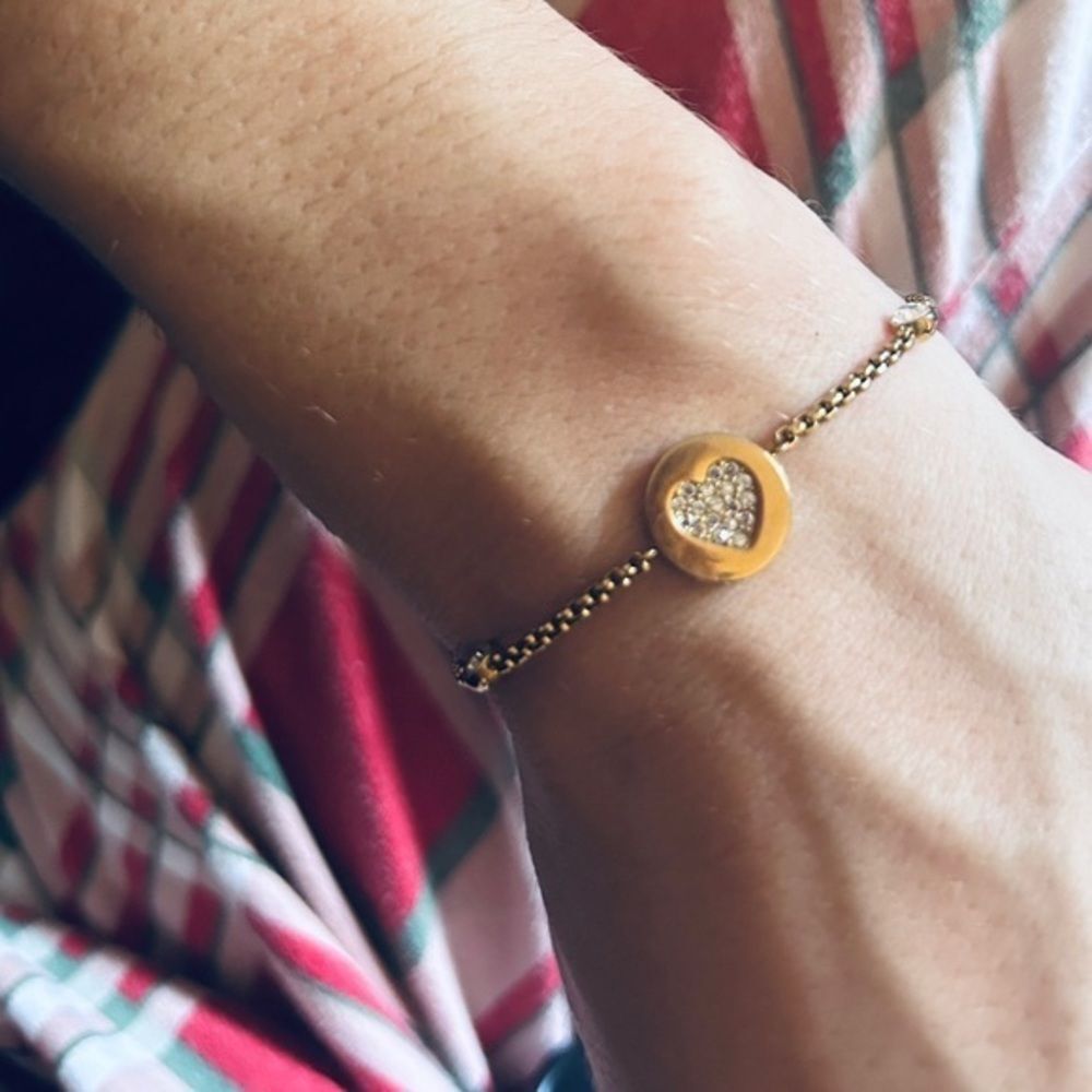 Gold Heart Bracelet‎